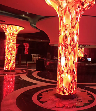 Application of Meiyad Flexible Module-Entertainment centers