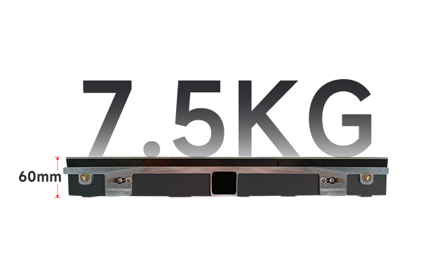 1 Fine pitch LED screen XG series  cabinet weight 7.5kg, thickness is 60mm.png