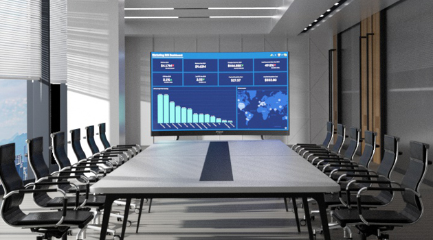 7 application of COB Curved All-in-one LED Screen-Corporate meeting room.jpg